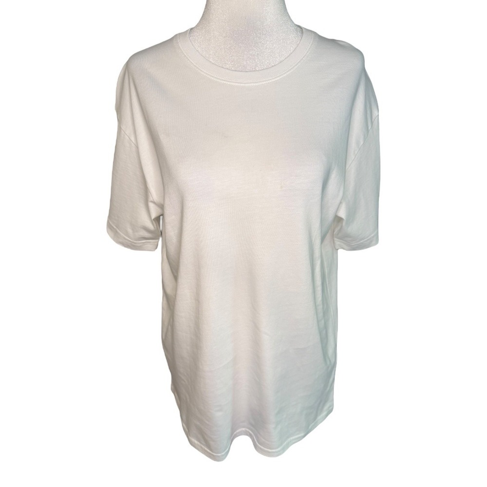 Madewell Oversized Crewneck T-Shirt Extra Extra Small XXS Soft White Cotton NWT